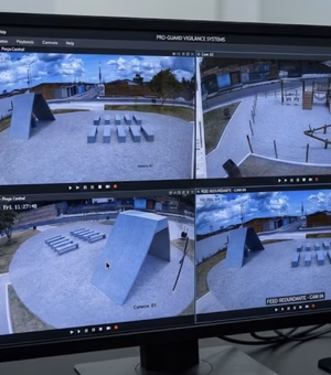 Penedo Seguro: câmeras de vigilância são instaladas na nova praça do Conjunto Nilo Menezes