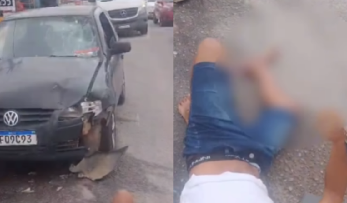 Colisão entre carro e moto deixa ferido com fratura exposta na Cidade Universitária
