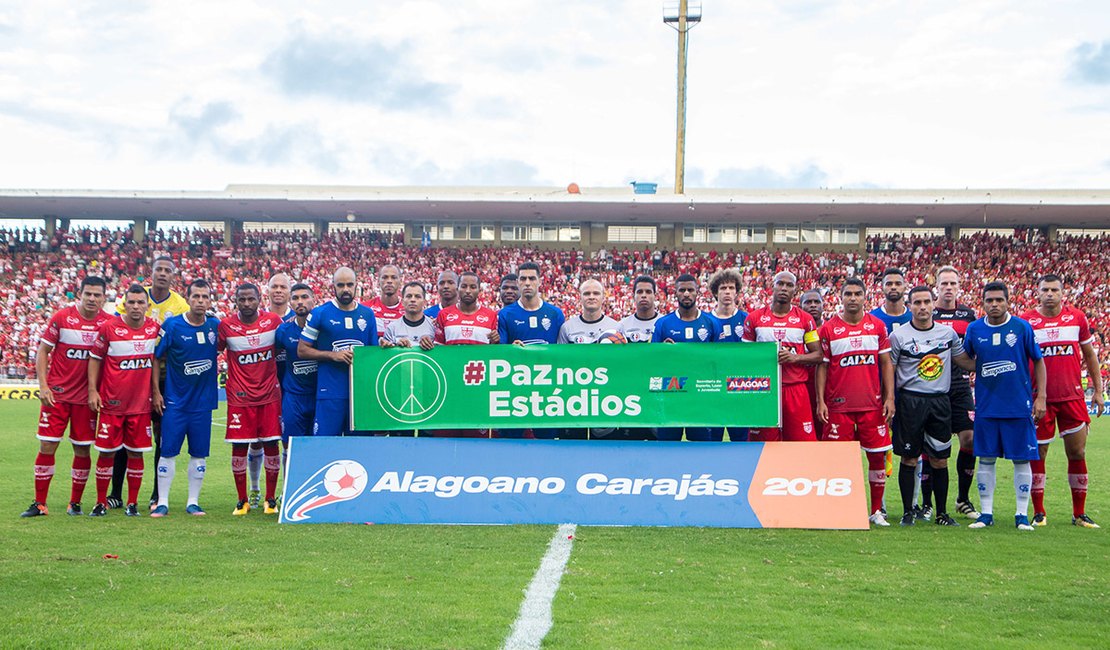 Estádios alagoanos recebem campanha ‘Paz nos Estádios’ da Selaj