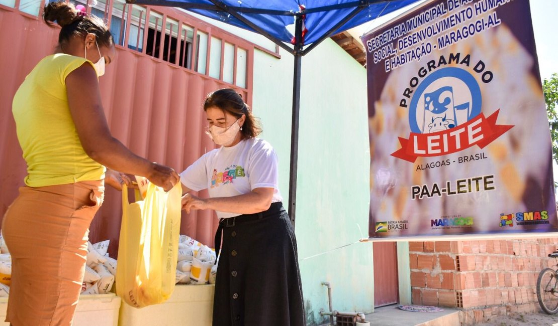 Programa do Leite beneficia moradores de Maragogi