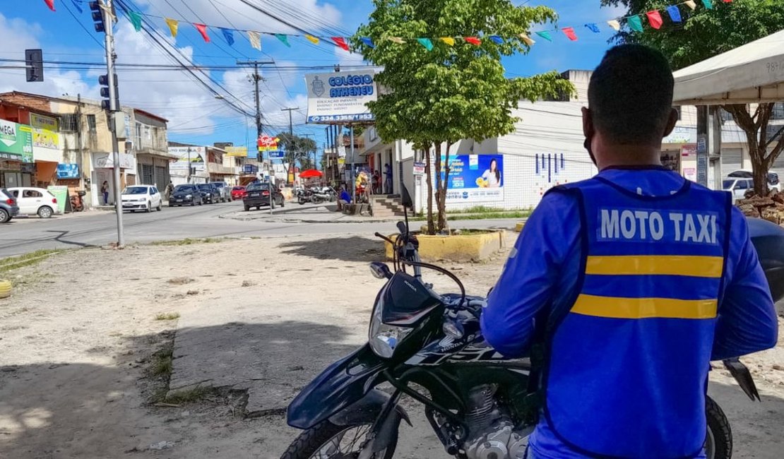 Regulamentação de mototaxista: 800 já fizeram para pré-cadastro em Maceió