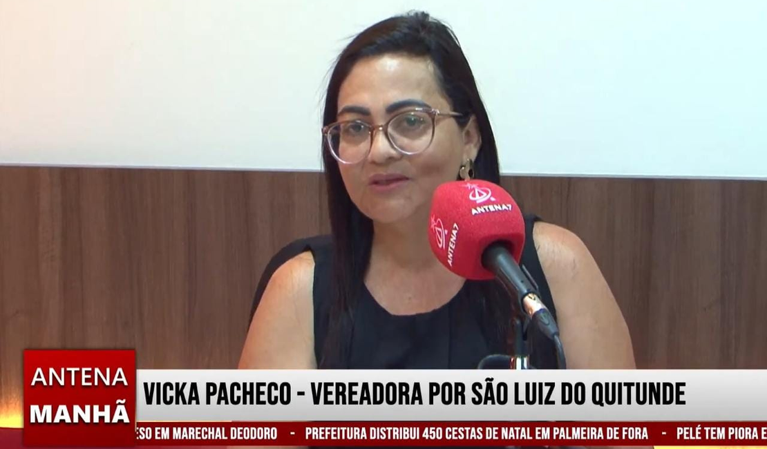 Vereadora Vicka Pacheco lidera pesquisa de intenção de votos para a Prefeitura de São Luís do Quitunde