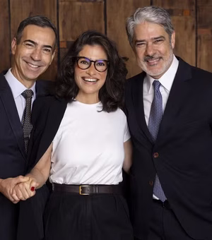 Bonner se despede do 'Jornal Nacional'; Renata Vasconcellos e César Tralli formarão nova dupla