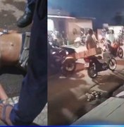 Jovem fica ferido em colisão entre motocicletas em Palmeira dos Índios