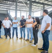Complexo poliesportivo do Parque Ceci Cunha será inaugurado com Bello Soares e Falcão: Reis do Futevôlei e Futsal
