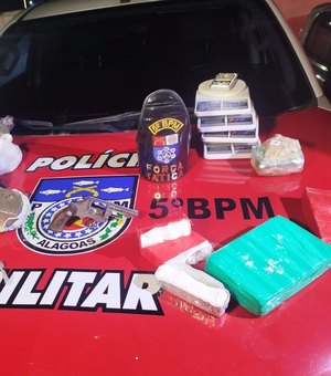 Polícia Militar apreende drogas e duas armas de fogo no Benedito Bentes