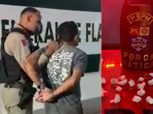 Homem é flagrado vendendo maconha e cocaína e acaba preso em Maceió