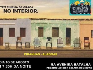 Projeto Cinema nos Bairros leva cinema gratuito para moradores de  Piranhas