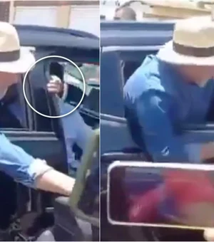 Guarda-costas prende dedos de Lula na porta do carro e leva bronca