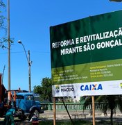 Prefeitura de Maceió inicia obra de revitalização do Mirante São Gonçalo