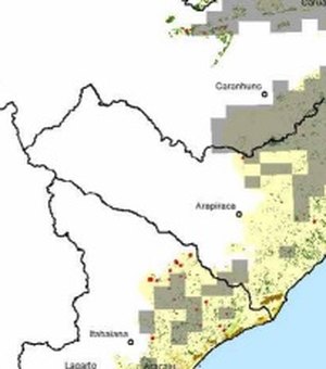 Alagoas registra o segundo menor número de desmatamento no Nordeste