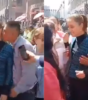 Agressor da presidente do México é preso depois de assediar outras mulheres