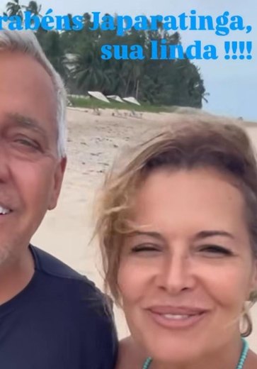 Mauro e Patrícia Naves parabenizam Japaratinga nas redes sociais