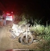 Colisão entre motocicleta e animal deixa uma pessoa ferida na AL-101, em Maragogi