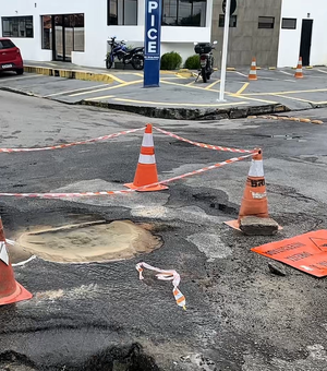 [Vídeo] Vazamento de água persiste há três semanas na Avenida Brasil