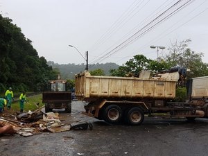 Sudes recolheu mais de 420 toneladas de resíduos em bairros afetados pelas chuvas