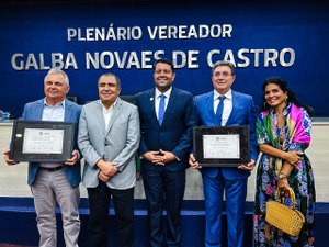 Câmara reconhece personalidades por contribuições ao desenvolvimento econômico de Maceió