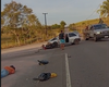 Casal fica gravemente ferido em colisão entre carro e moto na AL-115 em Girau do Ponciano