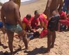 Homem é resgatado após afogamento na Praia do Francês, em Marechal Deodoro