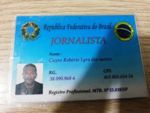 Sindjornal afirma que o registro de jornalista do pastor preso não é credenciado pela Fenaj