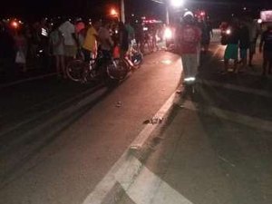 Colisão entre carro e moto deixa feridos na BR-104, em União dos Palmares