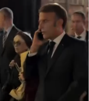 Macron é barrado em rua de NY para passagem de comitiva de Trump e liga para o presidente dos EUA