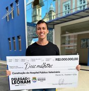 Deputado Leonam cumpre promessa e destina R$ 2 milhões para construir 1º hospital veterinário gratuito de AL
