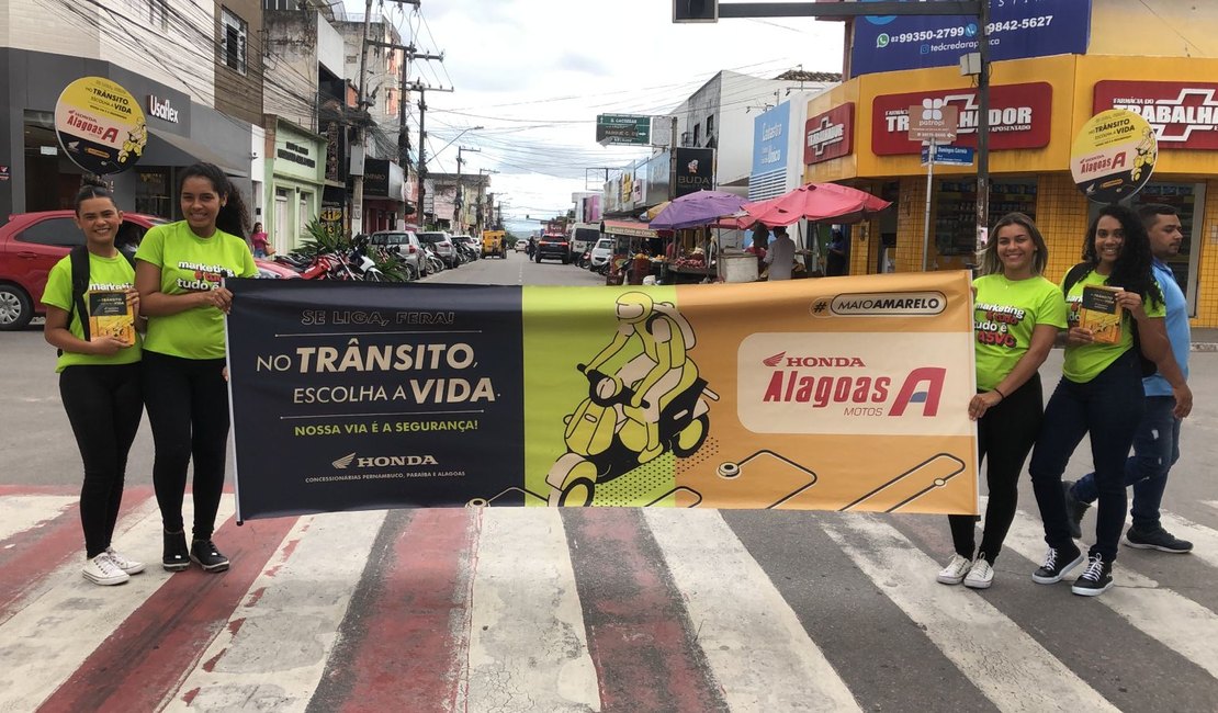 [Vídeo] Alagoas Motos se engaja na campanha de conscientização por um trânsito seguro