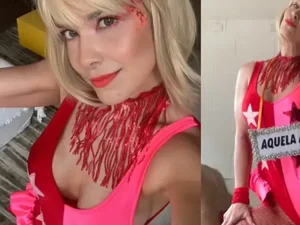 'Aquela atriz': Samara Felippo ironiza com fantasia em Carnaval de SP