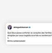 Deputado Leonam apresenta votos de pesar pela morte de três pessoas em virtude de desabamento