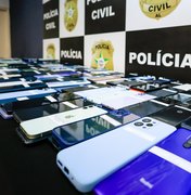 Segurança Pública recupera 44  celulares roubados ou furtados em Arapiraca