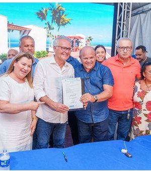 Prefeito autoriza construção da orla da Praia de São Miguel dos Milagres