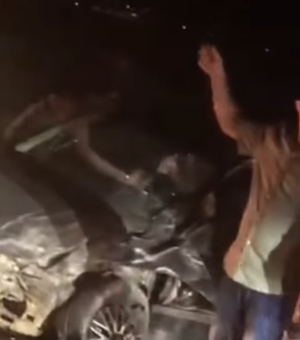 Grave acidente envolvendo três veículos é registrado próximo ao Residencial Agreste, em Arapiraca