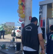Procon Maceió realiza fiscalização em postos de combustíveis em parceria com a ANP