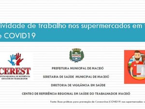 Covid-19: Cerest cria manual para trabalhadores de supermercados