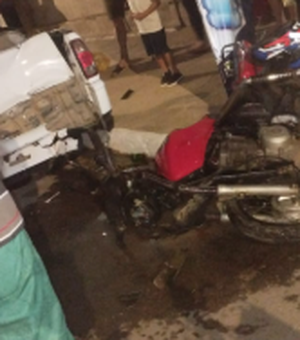 Motociclista fica gravemente ferido em acidente no bairro Primavera, em Arapiraca