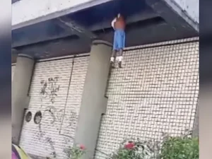 Paciente tenta fugir de hospital e cai de altura de 5 m