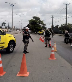 Operações do BPRv recolhe veículos em Alagoas