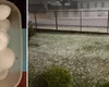 Pedras de gelo do tamanho de ovos atingem o Paraná durante queda de granizo