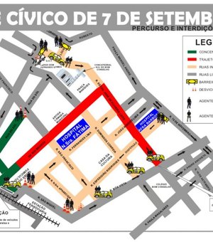 SMTT anuncia plano de segurança no trânsito para o desfile de 7 de setembro em Arapiraca