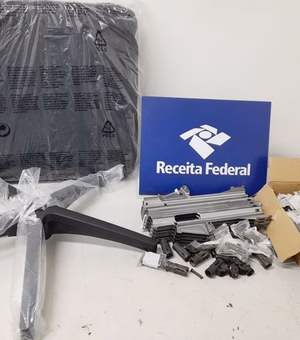 Receita Federal apreende peças de armas enviadas dos EUA em aeroporto