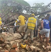 Galpão que desabou em Jaraguá pertence à ALE e obra era irregular, diz Prefeitura