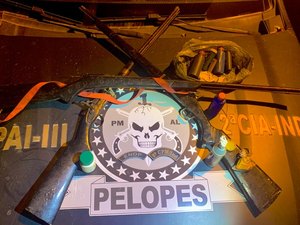 Polícia apreende armas de fogo em Matriz de Camaragibe