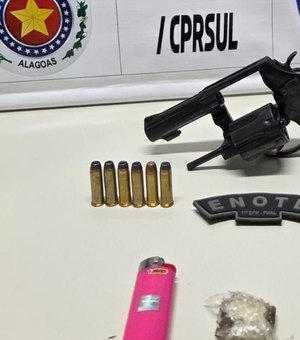 Homens são presos com drogas e arma de fogo em Porto Real do Colégio