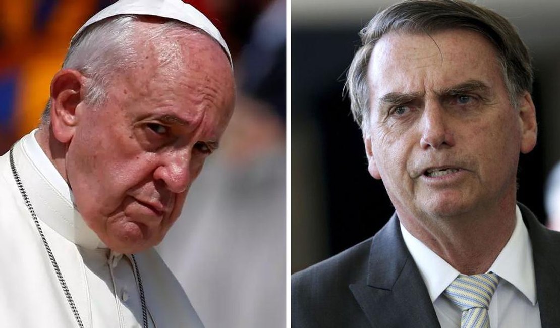 Bolsonaro ataca o Papa Francisco: 'o papa é argentino, mas Deus é brasileiro'