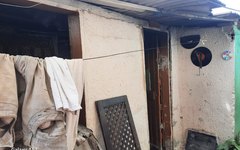 Estrago provocado pelo incêndio