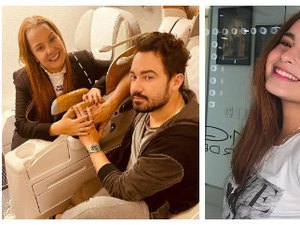 Maiara ganha flores da filha de Fernando Zor: 'Bem-vinda à família'