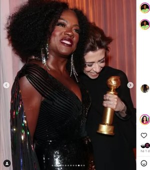 Viola Davis homenageia Fernanda Torres em postagem no Instagram