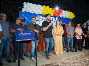 Traipu inaugura quadras esportivas durante programação dos 134 anos do município