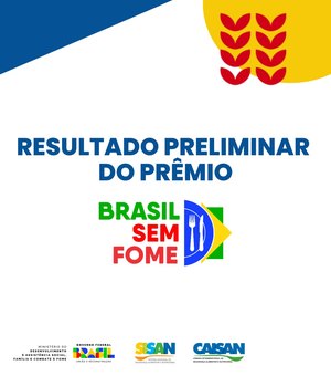 Alagoas lidera redução da insegurança alimentar e conquista destaque no Prêmio Brasil Sem Fome